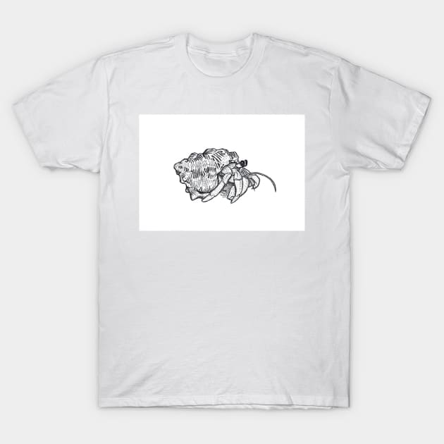 Hermit Crab T-Shirt by NutsnGum